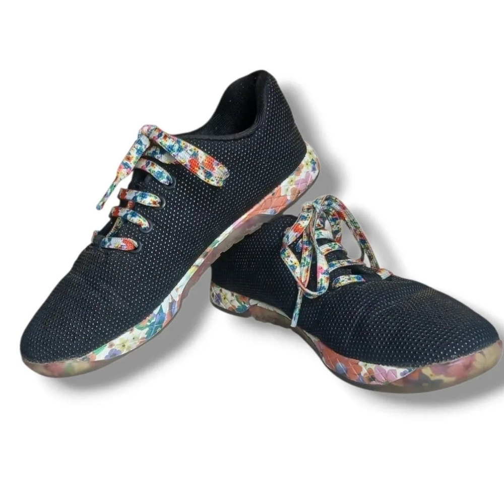 Pre-loved NOBULL Women's Floral Impact Trainers, Size 7.5